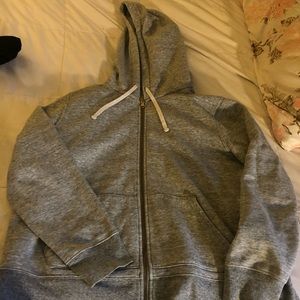 Grey xl hoodie barely worn